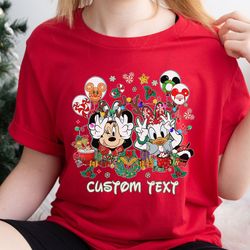 Custom Minnie Daisy Besties Christmas Shirt, Disneyland Girl Trip Shirt, Mickeys Very Merry Christmas Party 2023 Shirt,