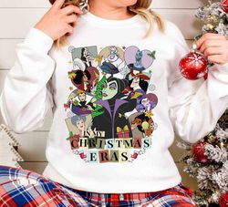 Disneyland Villains Christmas Eras Tour Shirt, In My Christmas Era Shirt, Villain Christmas Sweatshirt, MickeyS Very Mer