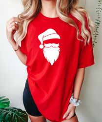 Christmas Santa Comfort colors Shirt, Retro Santa Shirt, Gift For Christmas, Retro Christmas Shirt, Christmas Shirt For