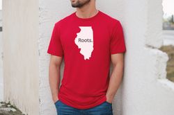 Illinois, Illinois Roots, Illinois Shirt, Illinois Pride, Illinois Native, Chicago, Chicago Bulls, Chicago Bears, Chicag