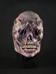 OOAK Pale skull mask made in classic Corpse Mal technique