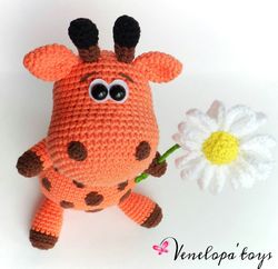 Pattern Amigurumi Crochet Giraffe