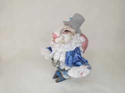 Alice in Wonderland white rabbit, Christmas gift for rabbit lovers, made to order