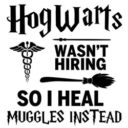 Hogwarts Wasnt Hiring So I Heal Muggles Instead Svg