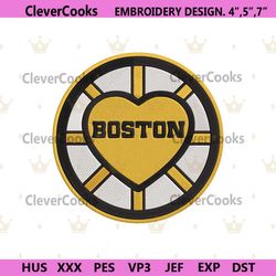 Boston Bruins Embroidery Files, NHL Embroidery Files, Boston Bruins File