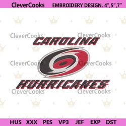 NHL Carolina Hurricanes Design, Carolina Hurricanes Logo Embroidery Design