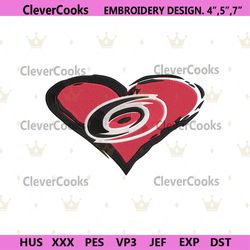 Carolina Hurricanes Logo Hockey Embroidery Design, NHL Team Embroidery Files