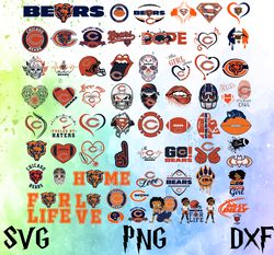 Chicago Bears Football Team Svg, Chicago Bears Svg, NFL Teams svg, NFL Svg, Png, Dxf Instant Download