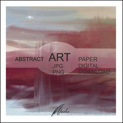 Abstract Landscape Space Printed Wall Art Square Abstract Digital Large Size Paper PNG Sublimation