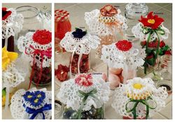 Digital | Vintage Crochet Pattern Floral Covers | Crochet Pattern Floral Covers | ENGLISH PDF TEMPLATE
