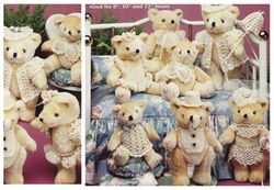 Digital | Vintage Crochet Pattern Teddy Bear Wardrobe | Wardrobe Crochet Pattern for Teddy Bear 8-10-12" | ENGLISH PDF