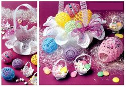 Digital | Vintage Crochet Pattern | Crochet Pattern Easter Eggs | ENGLISH PDF TEMPLATE