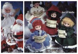 Digital | Vintage Dolls 13" Crochet Pattern | Christmas Crochet Pattern for Dolls 13" | ENGLISH PDF TEMPLATE