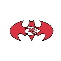 Chiefs Batman Logo Svg, Sport Svg, Kansas City Chiefs, Chiefs Svg, Chiefs Logo Svg, NFL Team Svg, American Football Svg,