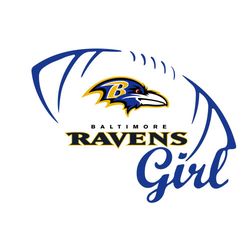 Baltimore Ravens Girl Football Svg Digital Download