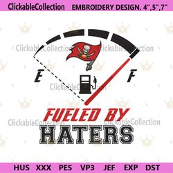 Digital Tampa Bay Buccaneers Fueled By Haters Embroidery Design Download