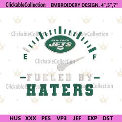 Fueled By Haters New York Jets Embroidery Design File