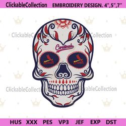 Skull Mandala St. Louis Cardinals Embroidery Design Download