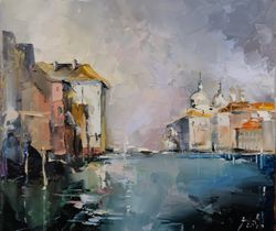 Venice original oil painting on canvas