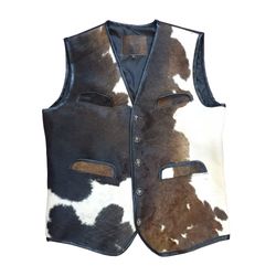 Vintage Cow Hide Leather Vest