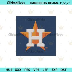 Houston Astros Logo Embroidery Design, Houston Astros Files