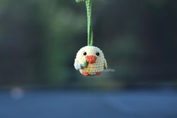 car charm duckling, duck gifts, kawaii ducky, duck mothers day gift, black friday sale, valentines day gift