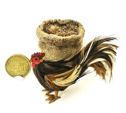 Dollhouse miniature 1:12 Rooster!