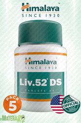 5 Bottles Himalaya Liv52 DS OFFICIAL Usa Liver Repair Dyspepsia Cold Stomach problems