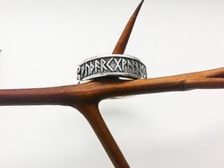 Big Viking Rune Ring.Runes.Futhark.Viking runes.Rune ring.Elder futhark.Asatru.Nordic.Runes and meanings.Rune ring.