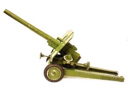 Vintage USSR Toy Big Artillery Cannon Anti-Tank Soviet Armor Vehicles 1970s