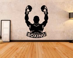 Boxing Gym Training, Sport, Car Stickers Wall Sticker Vinyl Decal Mural Art Decor