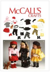 Doll 18 inch Clothes Pattern MC Calls 6699 PDF