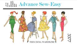 Teen Doll Clothes Patterns PDF