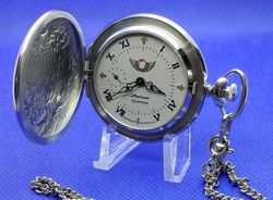 Wedding Pocket watch. Vintage mens watch. Soviet Antique Watch