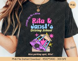 Rita& Janets Driving School PNG Digital Design Download Subl, 210