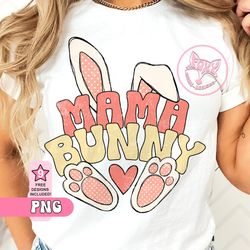 Easter Mama Bunny Clipart Png, Easter Womens Tshirts Bestsel, 54