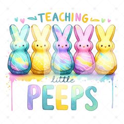 Cute Easter Teacher Clipart Teaching Little Peeps PNG East