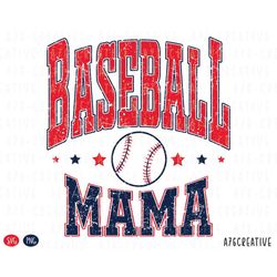 Retro Baseball Mama Png Svg, Baseball Mama Png, Game Day, 110