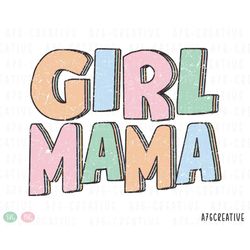 Retro Girl Mama Png Svg, Groovy Girl Mama Shirt, Girl Mama, 84