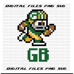 Green Bay Football Retro Throwback T Shirt Digital Files SVG, 63