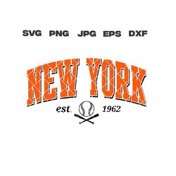 New York svg, Baseball svg, New YorkMets svg, png, jpg, eps