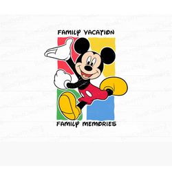 Family Memories Svg, Family Vacation Svg, Happy Mouse Svg, F