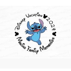Family Vacation 2024 Svg, Cute Character Svg, Making Family