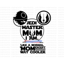 Master Mom I Am SVG, Mother's Day Svg, Galaxy War Svg, Mom G