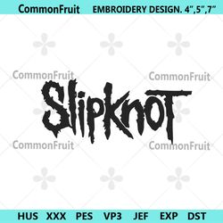 Slipknot Logo Rock Band Embroidery Design Download File