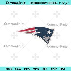 New England Patriots Logo NFL Embroidery Design Download