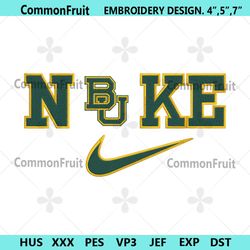 Nike Baylor Bears Logo NCAA Embroidery Design File