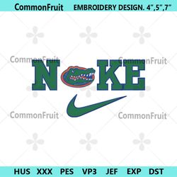 Nike Florida Gators Swoosh Embroidery Design Download File