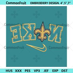 New Orleans Saints Reverse Nike Embroidery Design Download File