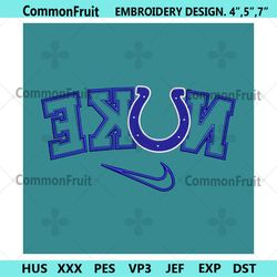 Indianapolis Colts Reverse Nike Embroidery Design Download File